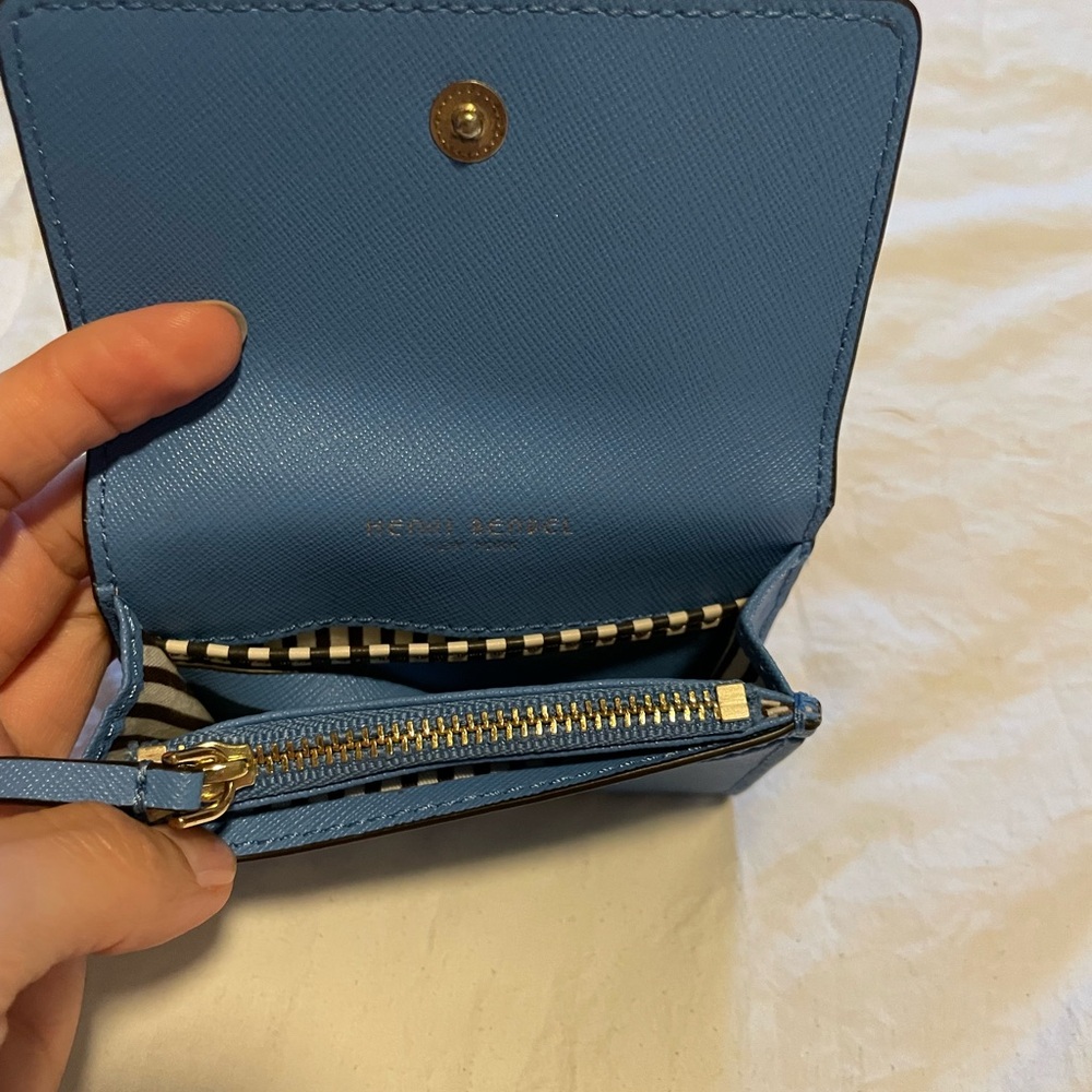 Henri Bendel Sky Blue Wallet